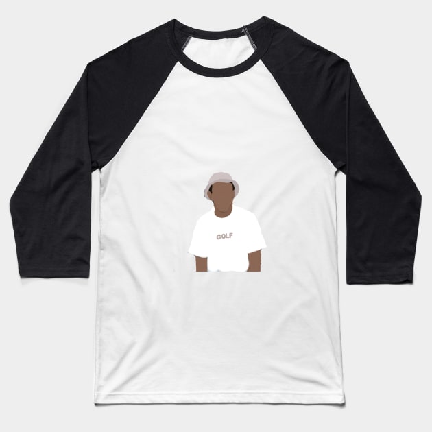 tyler the creator silhouette Baseball T-Shirt by morgananjos